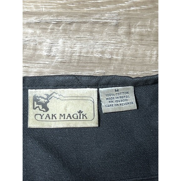 Womens Vtg Yak Magik Hippie/Boho Style Open Jacket With Embellishments Size M - Picture 4 of 6